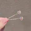 Pinzas para el Cabello para Niñas, Pasadores con Forma de Corazón de Cristal de Imitación, Pinzas para el Flequillo, Pinzas Laterales, Pasadores, Pinzas Superiores, Palabras Clave Transfronterizas de Tendencia