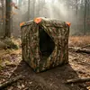 Atacado transfronteiriço de barracas camufladas para camping ao ar livre para observação de pássaros e caça em grupo, com opções de personalização OEM e ODM