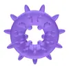 Anel de orgasmo de floco de neve, anel peniano com pontas, anel peniano de dente de lobo vestível invisível para homens, produtos sexuais para adultos atacado