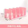 Soporte de Libros Transparente de Múltiples Capas Creativo de Alto Valor de 3 Columnas Caja de Almacenamiento de Libros para Escritorio de Estudiante Sujetalibros Artefacto Venta al por Mayor