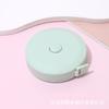 Fita Métrica Mini Macaron Pequena de 2 M para Uso Doméstico Portátil Régua de Medição Régua Flexível Fita Métrica Régua de Cintura e Busto de Três Pernas