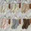Meias Femininas da Moda até o Meio da Panturrilha com Bordado Franzido e Desenho de Coração, Adequadas para Todas as Estações, Populares Online