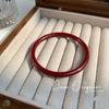Pulsera Jingle Amplia China Chunxin Estilo Mismo Cuento de Caperucita Roja 6mm No Sé Pulsera Belleza Guofeng Hielo Transparente Banda Redonda Chica de Moda.