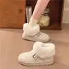 Botas de Neve Femininas 2026 Novo Estilo Transfronteiriças Quentes Moda Cano Curto Com Veludo Espesso Fivela Slip-on Botas de Neve de Algodão Atacado