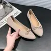 Zapatos Planos de Mujer Versátiles Retro con Punta Fina Otoño/Verano 2026 Nuevo Estilo Mocasines Cómodos de Suela Suave Zapatos Planos sin Cordones de Punta Baja