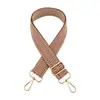 Alça de Bolsa Colorida de Novo Estilo Transfronteiriça com Alça Larga de Ombro 3,8cm Cor Sólida em Forma de Seta Acessório de Bolsa Alça de Ombro Única Transversal Alça de Reposição