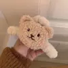 Presilha de Urso de Pelúcia ~ Boneca Desenho Animado Fofa Presilha de Tubarão para Parte de Trás da Cabeça Acessórios de Cabelo para Mulheres