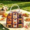 2026 Nuevo Modelo Sitio Independiente Transfronterizo Amazon Temu Bolsa de Picnic Acolchada de Algodón Estampado Digital 3D Venta al por Mayor