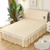 Saia de Cama All-Inclusive, Capa de Cabeceira, Capa à Prova de Poeira, Cobertura de Cama Acolchoada Espessa Antiderrapante, Universal para Todas as Estações, Protetor de Lençol de Cama para Apartamento