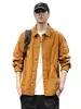 Ropa de Hombre Fengshe / Nueva Chaqueta Retro Americana Primavera y Otoño 2026 Abrigo de Trabajo para Hombre Parte Superior Moderna y Elegante