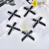 Gancho Doble Borde Ondulado Lazo Atado a Mano Accesorios de Tela Ropa Zapatos Sombreros Calcetines Accesorios Materiales Hechos a Mano DIY
