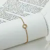 Pulseira Quadrada de Zircônia em Formato de Coração de Aço Inoxidável Europeia e Americana de Luxo Leve para Mulheres, Cor Dourada, Joias de Aço Titânio Não Desbotam Atacado