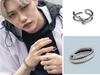 Combinación de Stray Kids Felix Li Longfu Huang Xuanchen con nudo de anillo anillo de viento frío para hombre