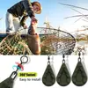 Pesca de Carpas Pesca Europea de Carpas Giratorio Plomo Hundidor con Capa Convexa Diseño Anti-Corriente Anti-Fondo Plomo Hundidor de Pesca Europeo