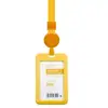 Portatarjeta de Identificación para el Trabajo con Cordón Retráctil, Plástico para Insignia de Empleado con Hebilla de Fácil Extracción, Tarjeta de Identificación Personalizada con Hebilla de Seguridad Desprendible