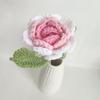 2025 Novo Produto Acabado Buquê Tricotado à Mão Flor de Lã Tricotada Buquê Acabado Flor de Mão Presente para Melhores Amigas e Casais