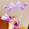 Nova Faixa de Cabelo Infantil Coulomy Peruca Banda de Cabelo Meninas Sanrio Headband Baby Headwear Crown Strap Hair Band