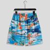 Calças de praia de verão masculinas, calças soltas de secagem rápida, calças de cinco pontos, calças plus size, calças casuais, calças de secagem rápida, casal