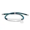 Pulsera Personalizada con Logo de Publicidad Transfronteriza, Pulsera Trenzada de Acero de Titanio Grabado con Corazón Diagonal Multicolor para Regalo Navideño