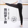 Pantalones de Danza Zanahoria para Hombres y Mujeres, Ropa de Baile para Adultos, Pantalones de Cuerpo Anchos Sueltos Negros, Pantalones de Práctica, Versión de Exportación con Forro Polar y Engrosados