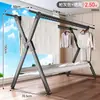 Tendedero de Pie para Uso Doméstico, Colgador de Ropa para Balcón, Plegable y Extensible, Herramienta Mágica para Secar Edredones, Barra para Secar Ropa en Interiores y Exteriores