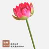 Flor Artificial de Lótus Flor Artificial Paisagismo Chinês Arranjo de Flores em Vaso Decoração Cola Macia Lótus Artificial Vagem de Lótus Folha de Lótus Lótus