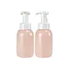 Frasco Personalizado de Mousse de Limpeza para Bebê 300ml Plástico PET Rosa Frasco Vazio Frasco com Bombeador de Espuma Fábrica de Origem