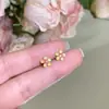 Dança da Flor da Primavera ~ Atmosfera Primavera Verão Brincos de Tarraxa Flor com Franja de Miçangas Brincos de Férias na Praia Femininos Joias de Orelha de Nicho