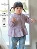 Jaqueta Infantil para Bebê Menina Proteção Solar Infantil Nova Verão Roupa para Passeio Cor Pura com Capuz Amigável à Pele Respirável Jaqueta de Proteção Solar