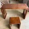 Mesa de Caligrafia, Mesa de Estudo Tradicional Chinesa, Madeira Maciça, Estilo Antigo, Mesa e Cadeiras Clássicas Chinesas de Go, Sala de Aula Dedicada para Aulas de Treinamento de Alunos