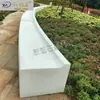 Cadeira de Descanso Simples Moderna para Exterior Concreto Pré-fabricado Assento Acabado GRC Emendado Bancada de Floreira de Forma Especial Personalização