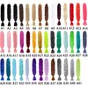 165gXP Embalagem Tranças Pretas Africanas Sujas Longas Coloridas Tranças Grandes Xpression 82 polegadas