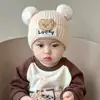 Gorros de Lana para Bebé de Otoño e Invierno con Forro de Felpa, Gorros Lindos y Súper Lindos para Recién Nacidos para Hombres y Mujeres, Gorros Tejidos para Bebés y Niños Pequeños