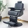Sillón de barbero clásico transfronterizo, silla de salón de aleación de aluminio para cortar el pelo, permanente, tinte y afeitado, modelo de lujo ligero, venta al por mayor exclusiva para salones