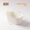 Caixa de almoço descartável para treinamento militar estudantil, caixa de arroz frito, caixa de embalagem para levar frutas de piquenique, tigela de salada, tigela de papel kraft para macarrão instantâneo