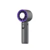 Ventilador Portátil de Mão Carregamento USB Alta Velocidade Display Digital de 100 Velocidades Ventilador Turbina Pequeno Mini Ventilador de Mesa