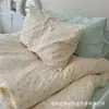 Nantong Textiles para el Hogar Comercio Electrónico Transfronterizo Revlon Hogar Juego Doble de Cuatro Piezas Artesanía Lavada Cepillada Juego Triple para Dormitorio