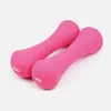 Mancuernas sólidas de hierro fundido para hombres y mujeres, equipo de fitness para el hogar para yoga para ejercitar y adelgazar los brazos, sentadillas, mancuernas con forma de hueso sumergido