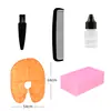 Capa Xale para Cortar Cabelo Infantil Pano para Cortar Cabelo de Bebê Pano para Cortar Cabelo em Casa Roupão para Cortar Cabelo Cabelo Antiaderente