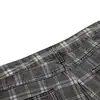 Jeans Oreeta American Street a Cuadros Desgastados Scimitar para Hombres y Mujeres, Pantalones Sueltos de Pierna Ancha Hasta el Suelo