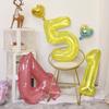 Set de globos de cristal gelatina popular al por mayor transfronterizo de 32 pulgadas 40 pulgadas versión estadounidense de cuerpo delgado de película de aluminio globo digital