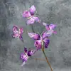 Decoración de ventana de mariposa impresa en 3D, decoración del hogar, accesorios de fotografía, flores artificiales populares, adornos de flores artificiales transfronterizos al por mayor