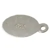 YB jab fabricante etiqueta DIY personalidad marca patrón LOGO láser collar de plata s925 accesorios de cola