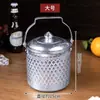Tazón de lata para agua potable tailandesa vajilla importado de Tailandia estilo del Sudeste Asiático Dai plata Pao Ruda tazón tazón para postre de batido