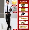 Traje de Camisa Vacía de Primavera y Verano Uniforme de Capitán para Hombre Camisa de Piloto Uniforme de Piloto Estilista Ropa de Trabajo de Seguridad