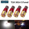 Luz de decodificación para coche T10 3014 al por mayor 57SMD LED sin electrodos luz de puerta luz de posición luz de decodificación
