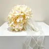 Buquê de Hortênsia Artificial para Decoração de Casa, Flor Artificial para Decorações de Casamento, Adereços e Materiais Florais para Vendas Transfronteiriças