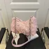Bolso Pequeño Cuadrado Estilo Dulce al por Mayor para Mujer, Nuevo Bolso de Hombro Floral de Moda Verano 2025, Bolso de Cadena para el Brazo