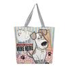 Estilo étnico lona saco grande de lado único jacquard bordado elefante bolsa bolsa de ombro versátil animal padrão bolsa das mulheres