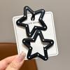 Pinza Lateral de Nube de Puntos Dulces para Niñas, Pinza para el Cabello de Estrella de Cinco Puntas de Cuero Linda para Niña, Accesorios para el Cabello